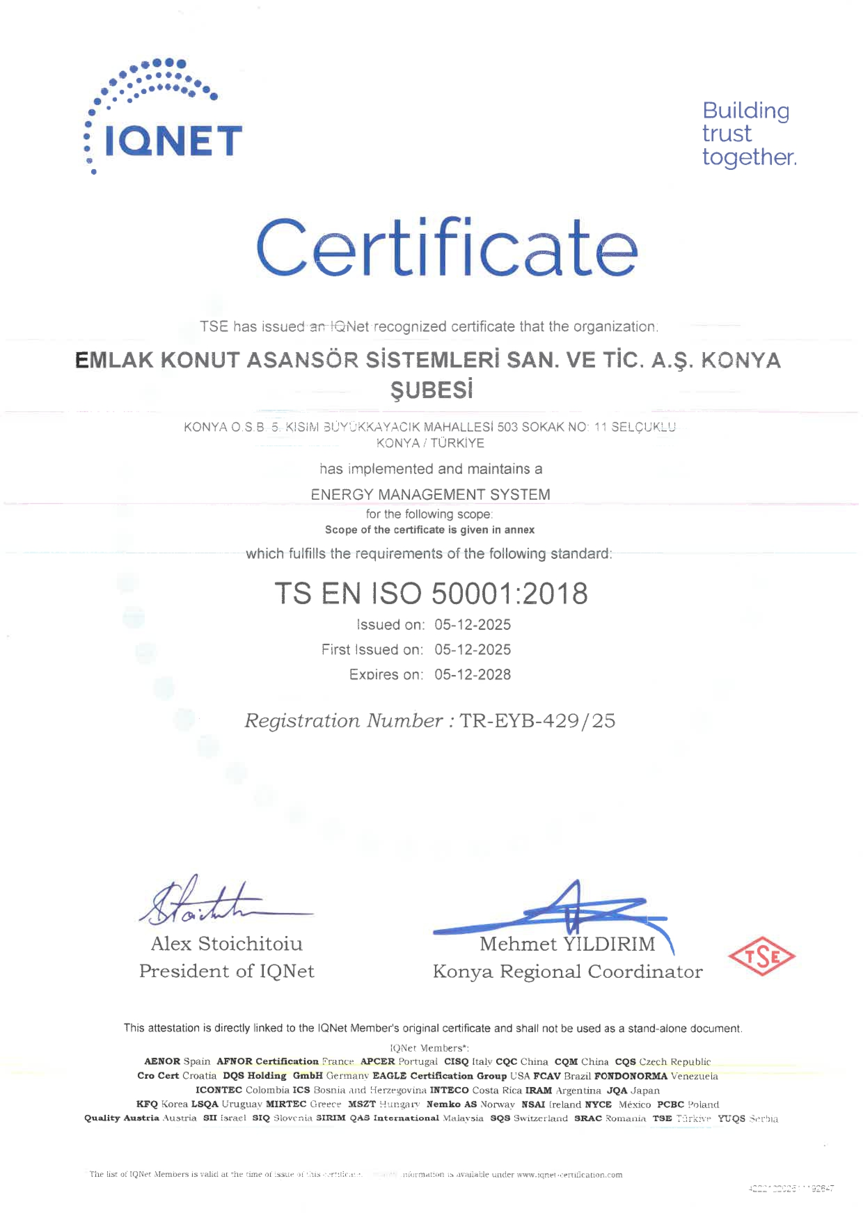 TS ISO 50001 EnYS
