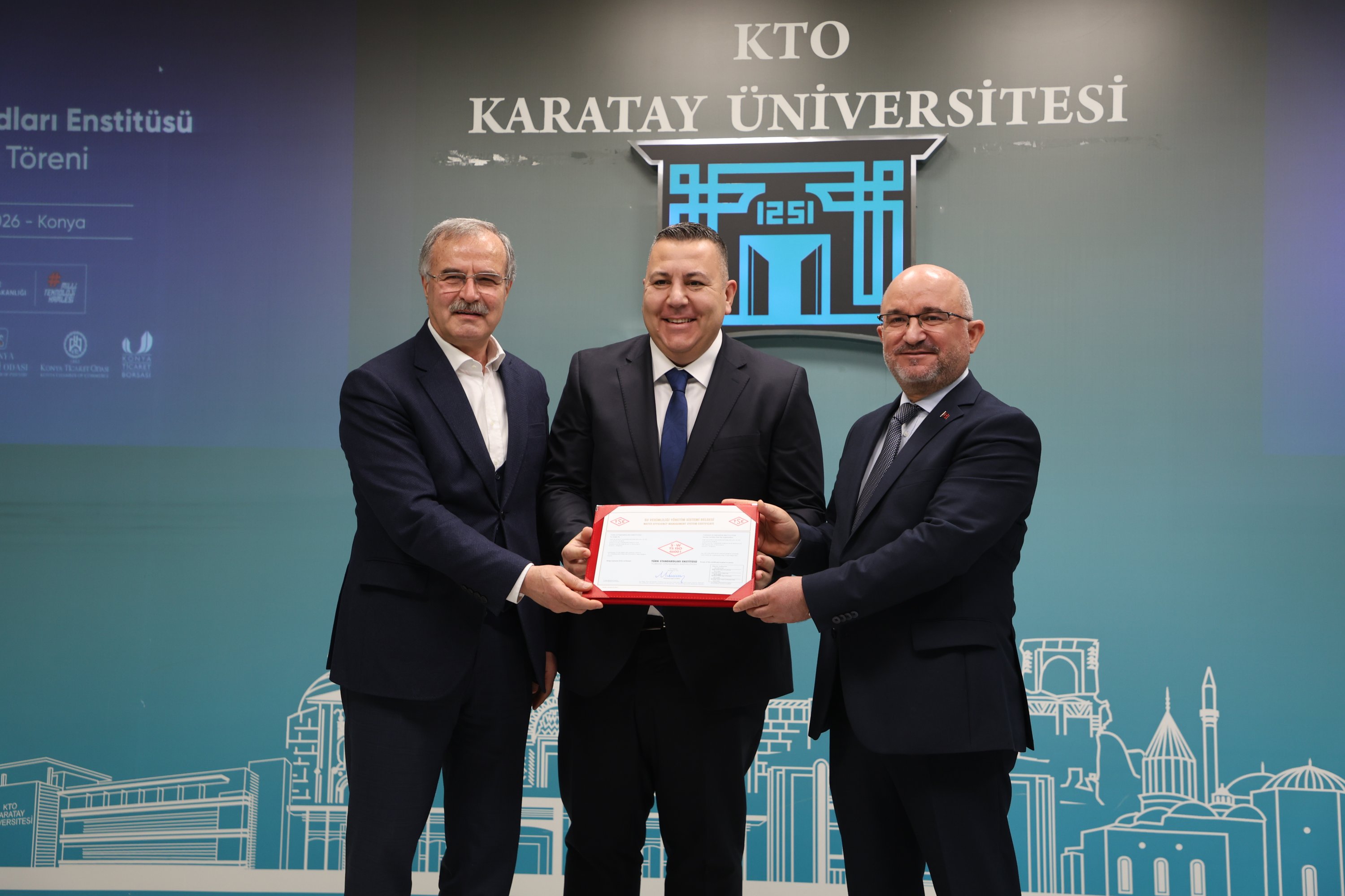 TS ISO 46001 Su Verimliliği Yönetim Sistemi Belgesi Takdim Töreni