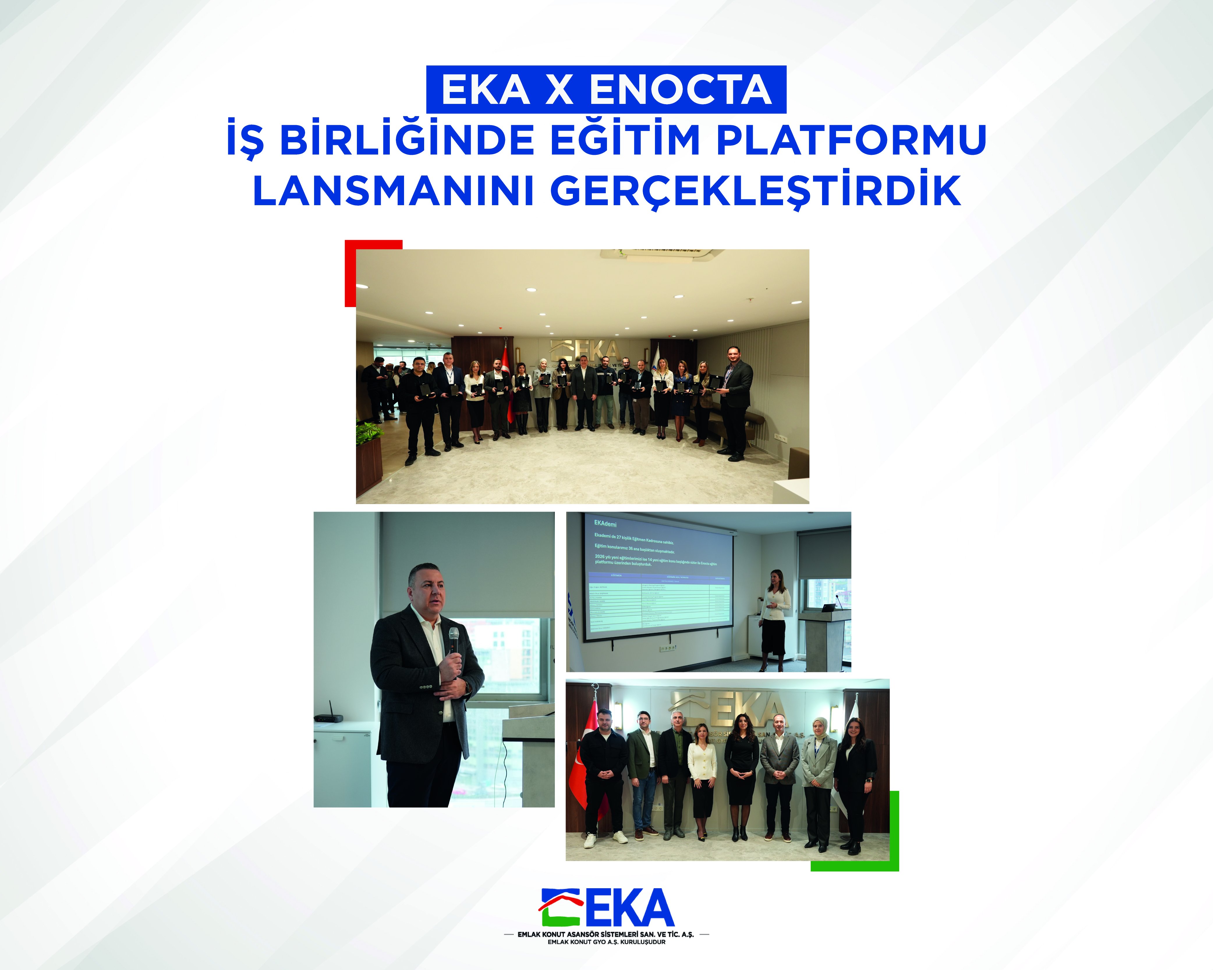 EKA X Enocta Eğitim Platformu Lansmanını Gerçekleştirdik